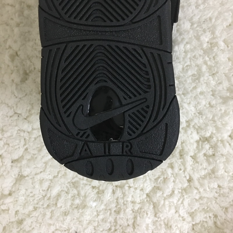 Authentic  Nike Air More Uptempo 3M “Triple Black”